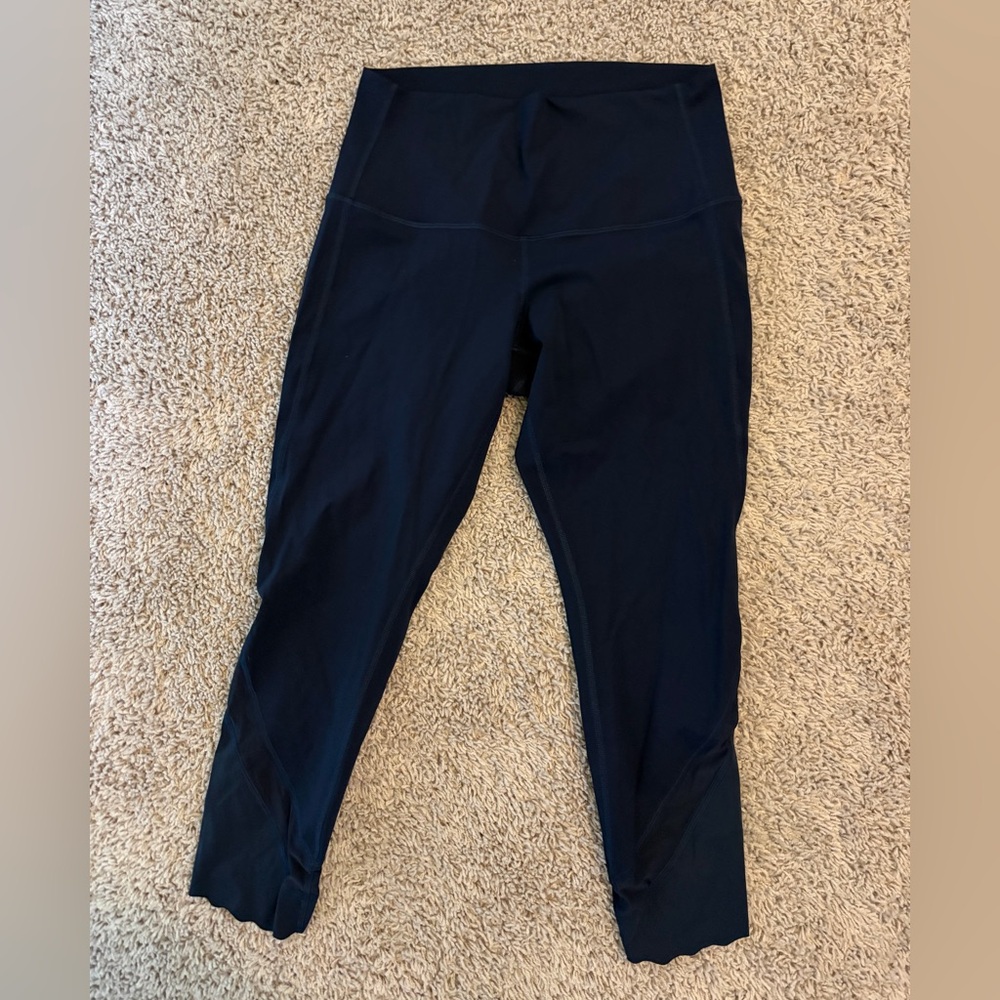 Lululemon Athletica Navy High-Waisted Leggings